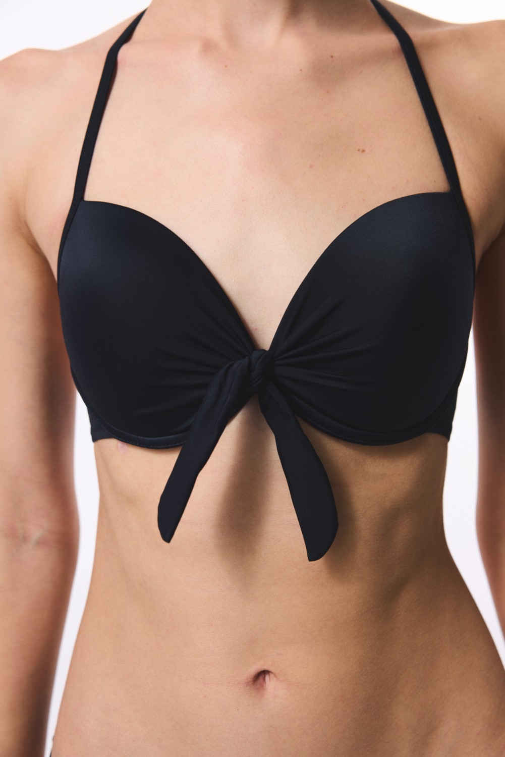 Penti Siyah Cup Push Up Balenli Bikini Üstü görsel 3