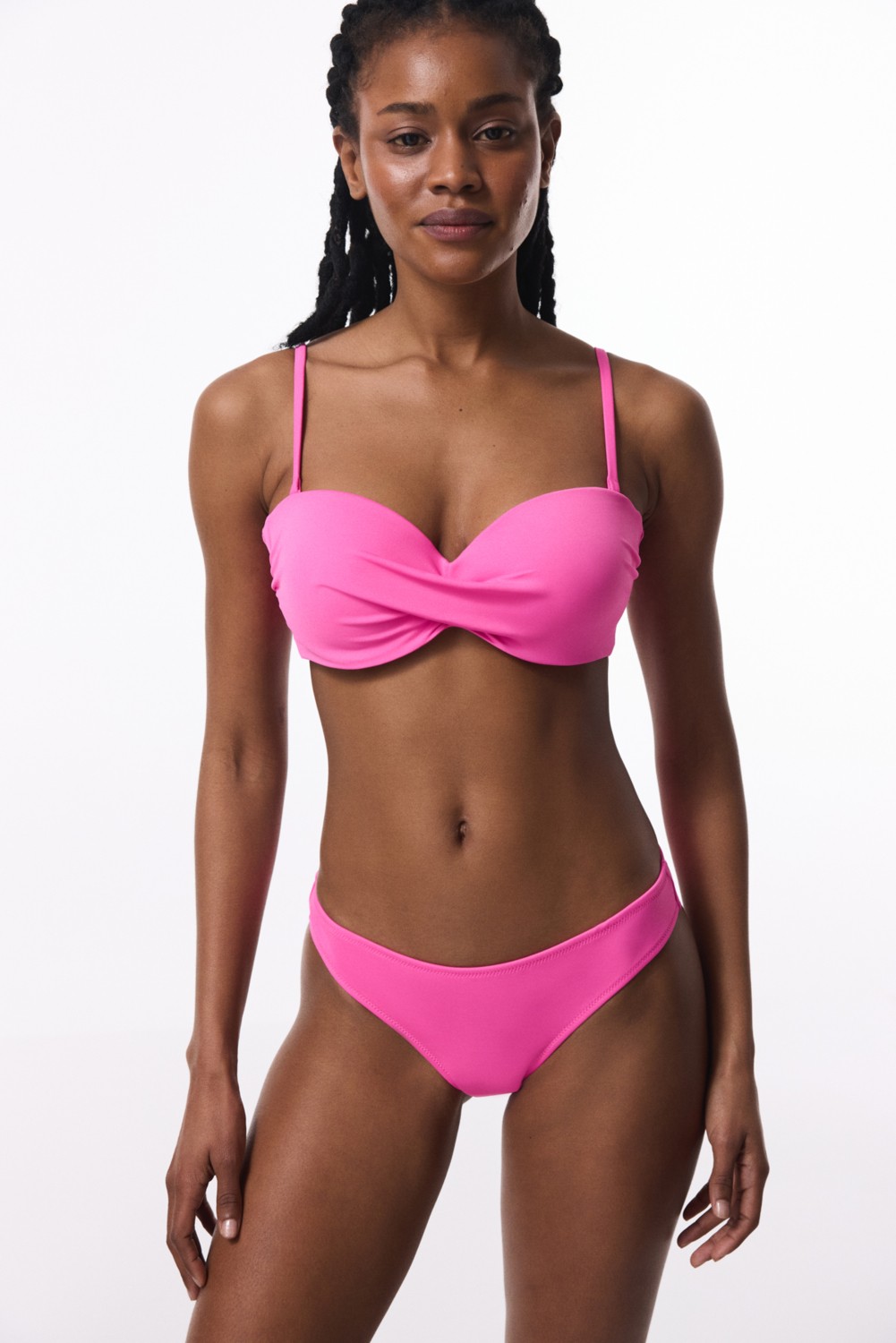 Penti Pembe Straplez Cup Toparlayıcı Balenli Straplez Bikini Üstü görsel 4