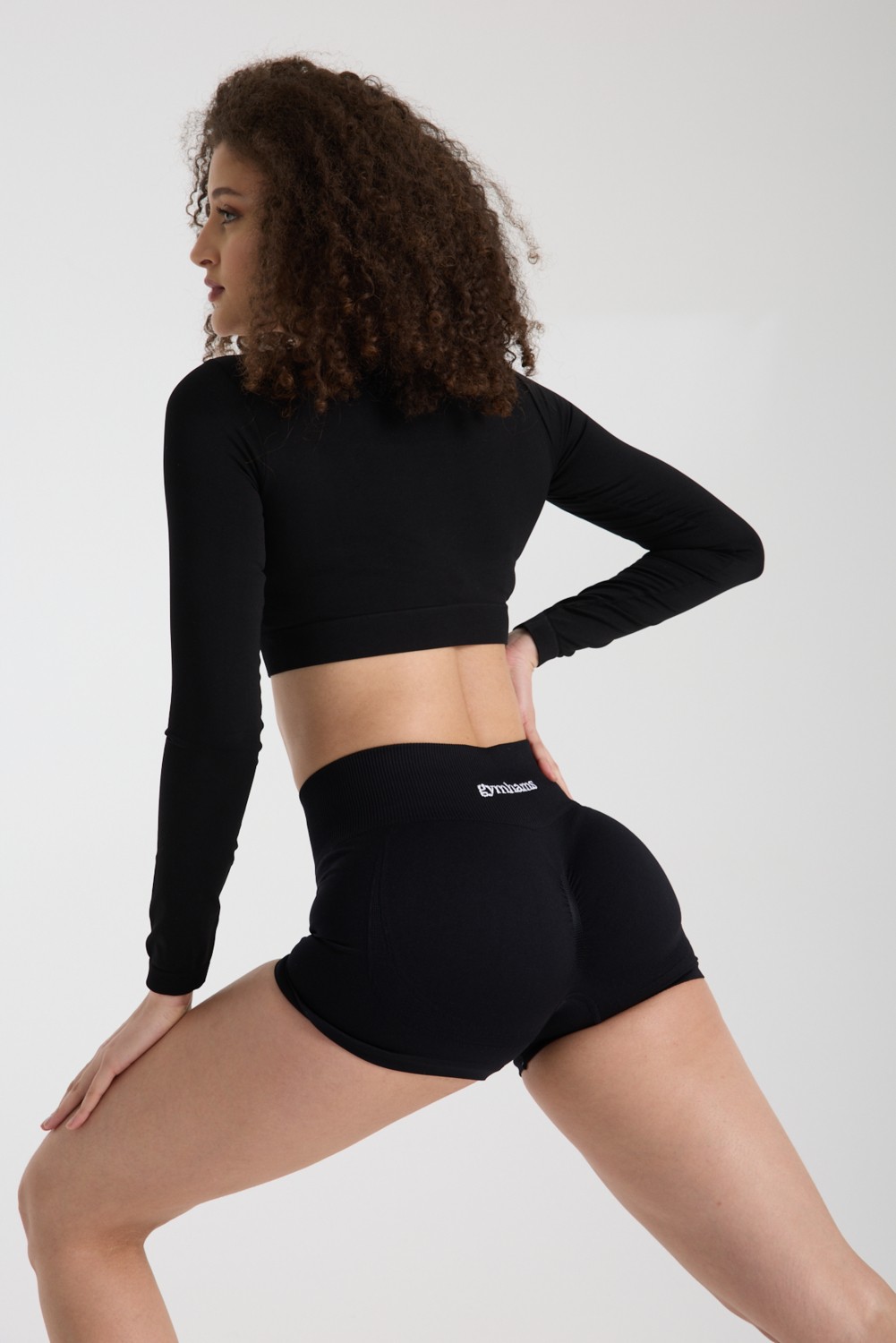 Gymhams Drop Mini Shorts Kalça Büzgülü Süper Mini Şort, Push-Up Etkili Toparlayıcı & Şekillendirici