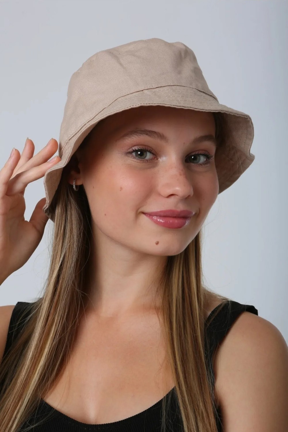 Remsa Mayo Pamuk Bucket Şapka RŞ-110 Bej görsel 4