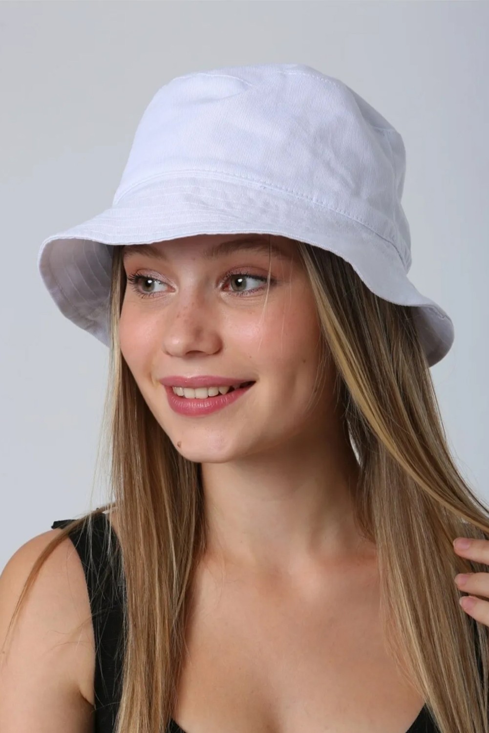 Remsa Mayo Pamuk Bucket Şapka RŞ-110 Bej görsel 6
