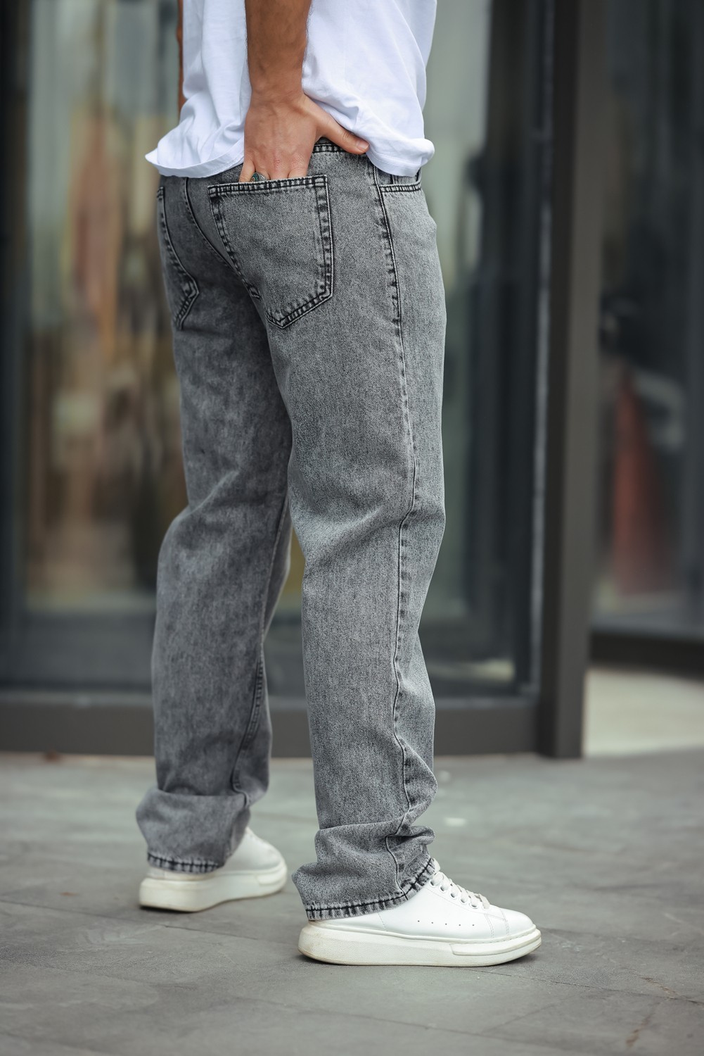 Comstar Erkek Baggy Rahat Kalıp Bel Lastikli Pantolon görsel 8