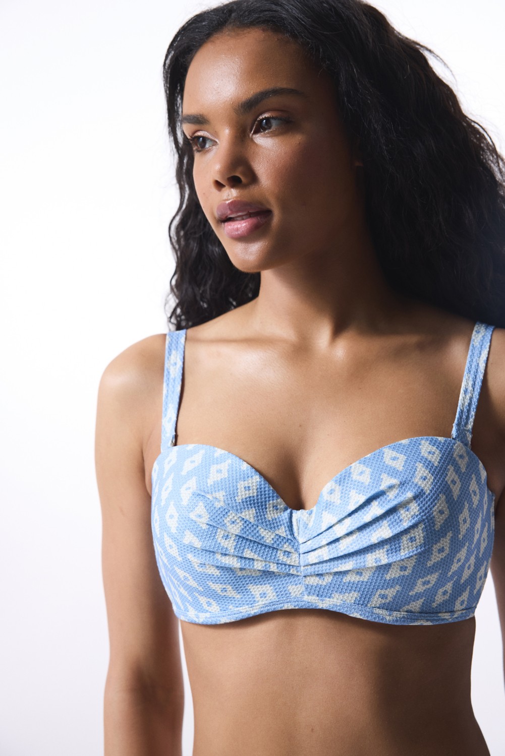 Penti Renkli Nomi Lotus Geometrik Desenli Bikini Üstü