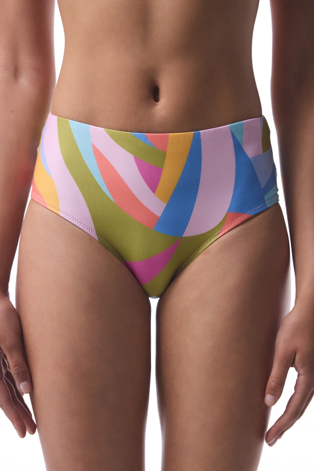 Penti Renkli Beja Bikini Altı