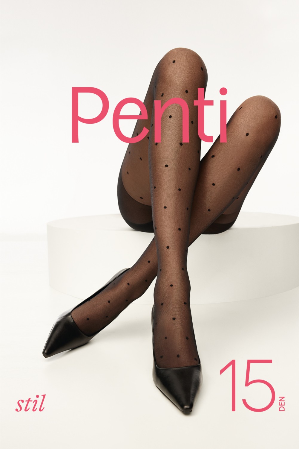Penti Siyah Stil Külotlu Çorap-Pentilicious görsel 5