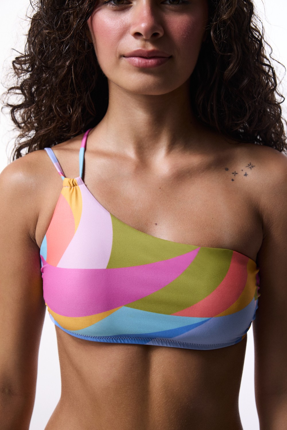 Penti Renkli Beja Halter Bikini Üstü