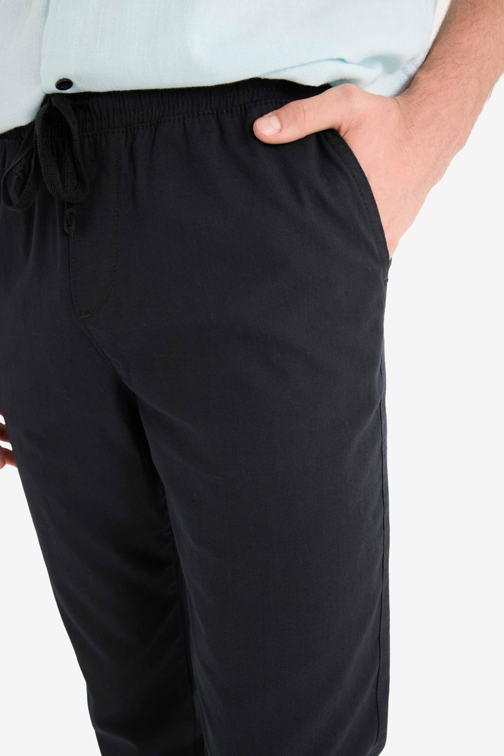 DeFacto %100 Pamuk Kargo Jogger Pantolon Üç Cepli E0834AX25SM görsel 5