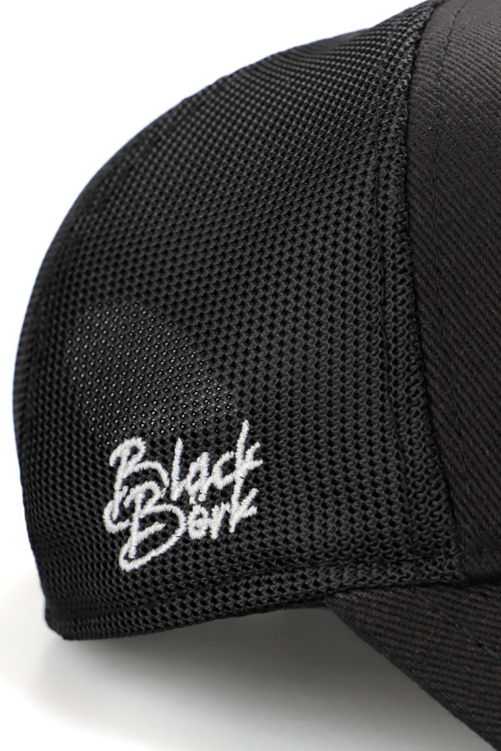 BlackBörk Kurt Logolu Siyah Trucker Şapka görsel 3