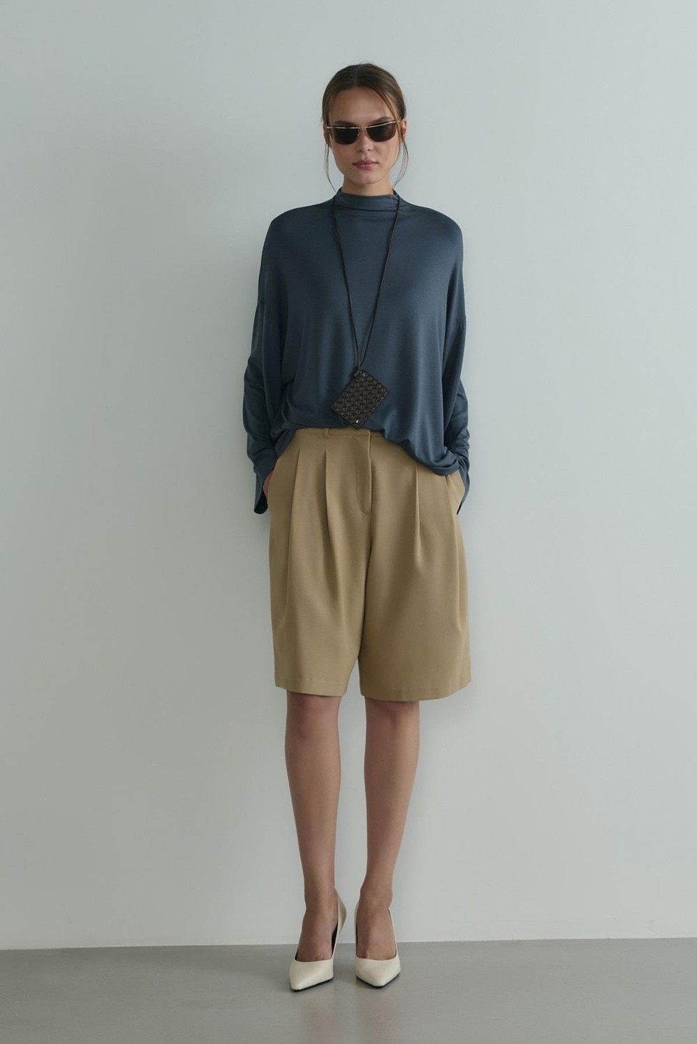 Suud Collection Lacivert Olivia Bluz görsel 2