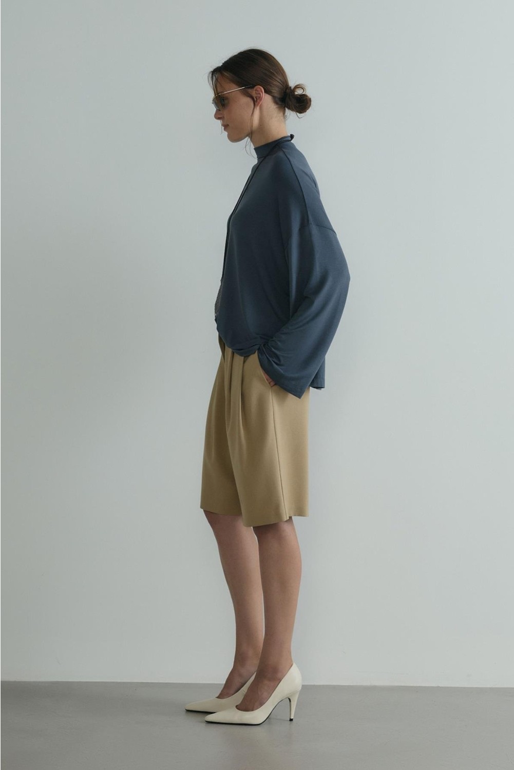 Suud Collection Lacivert Olivia Bluz görsel 3