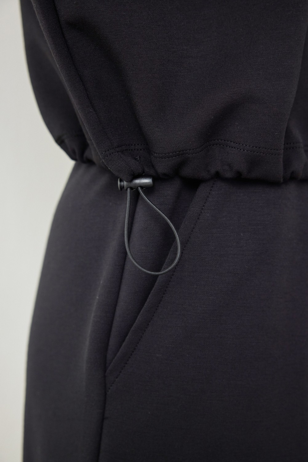 Penti Siyah Silky Feel Dik Yaka Crop Sweatshirt görsel 5
