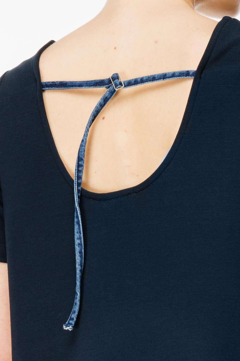 Denim Trip Denim Elbise, Xs, Koyu Indigo görsel 5