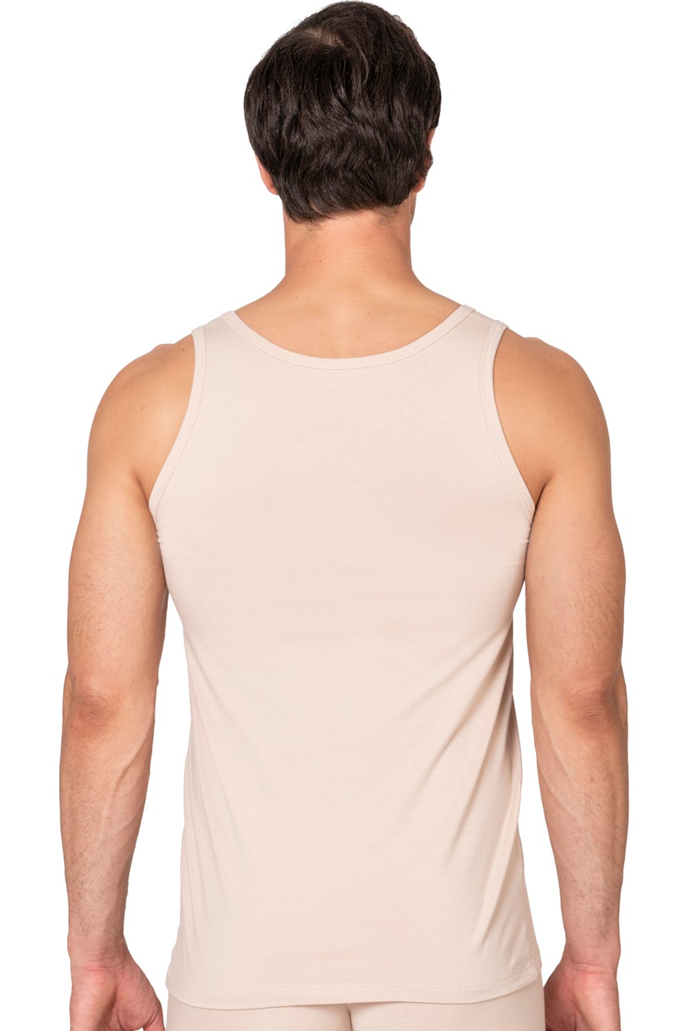 Özkan Underwear Özkan 10852 3'lü Paket Erkek Premium Esnek Kumaş Pamuklu Modal Kalın Askılı Atlet görsel 4