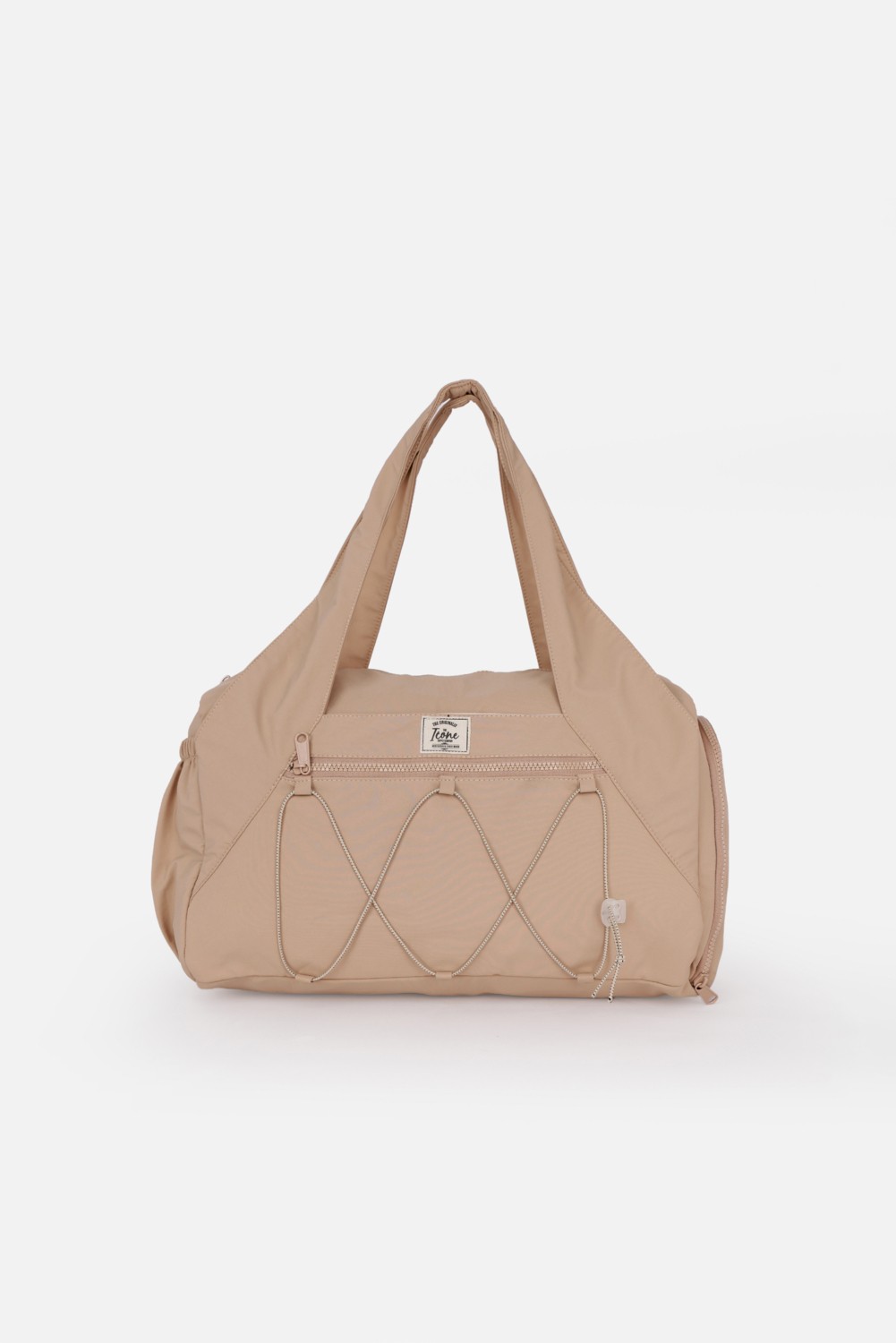 İcone Bag Kadın Spor ve Yoga Çantası, Çok Cepli, Ayakkabı Bölmeli, Lastik Detaylı, Fermuarlı Ön Cep
