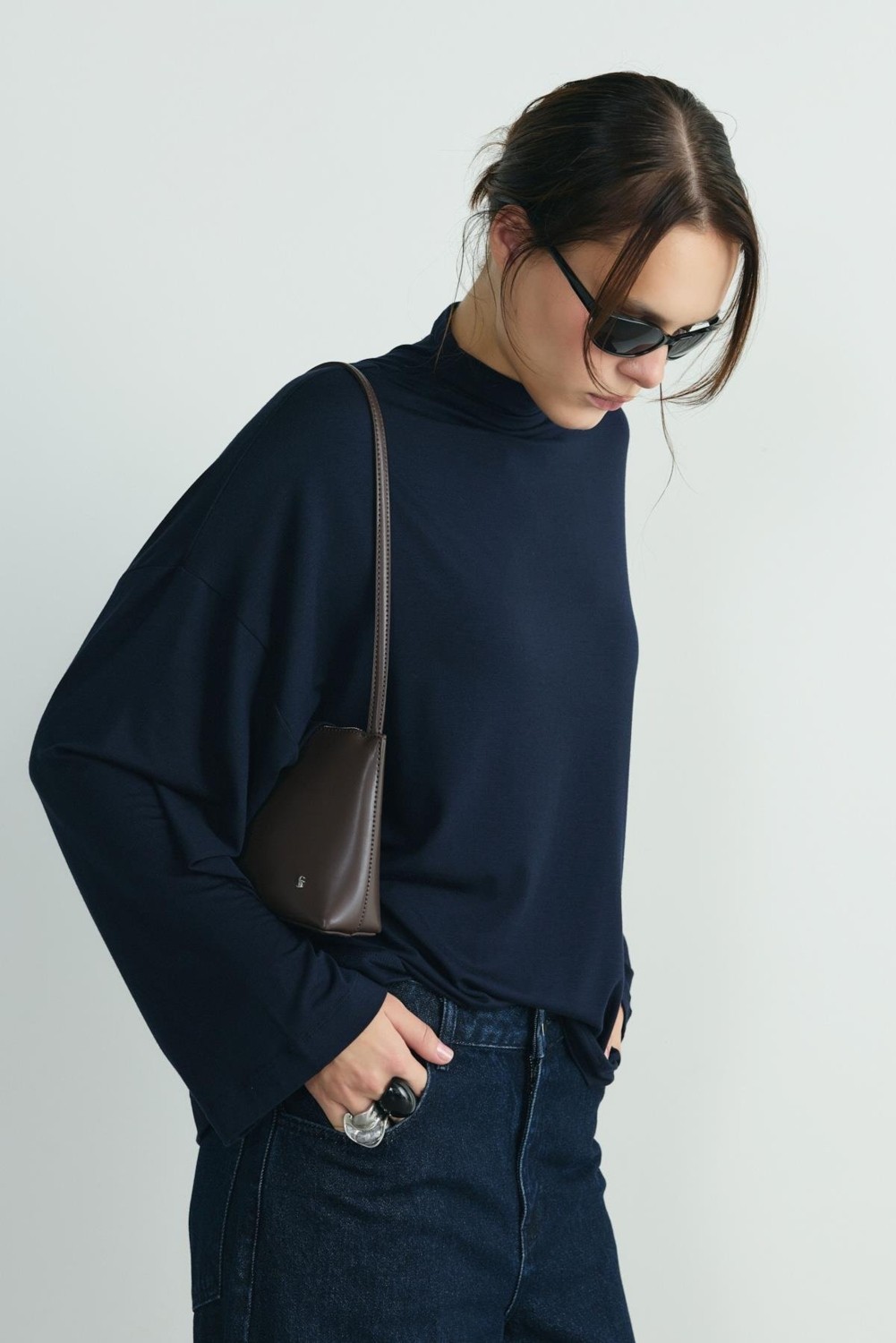 Suud Collection Lacivert Olivia Bluz