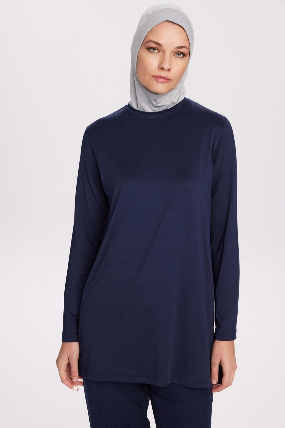 Haşema Active Uzun Kollu Lacivert Antrenman Üstü-Sweatshirt Act-45 görsel 7
