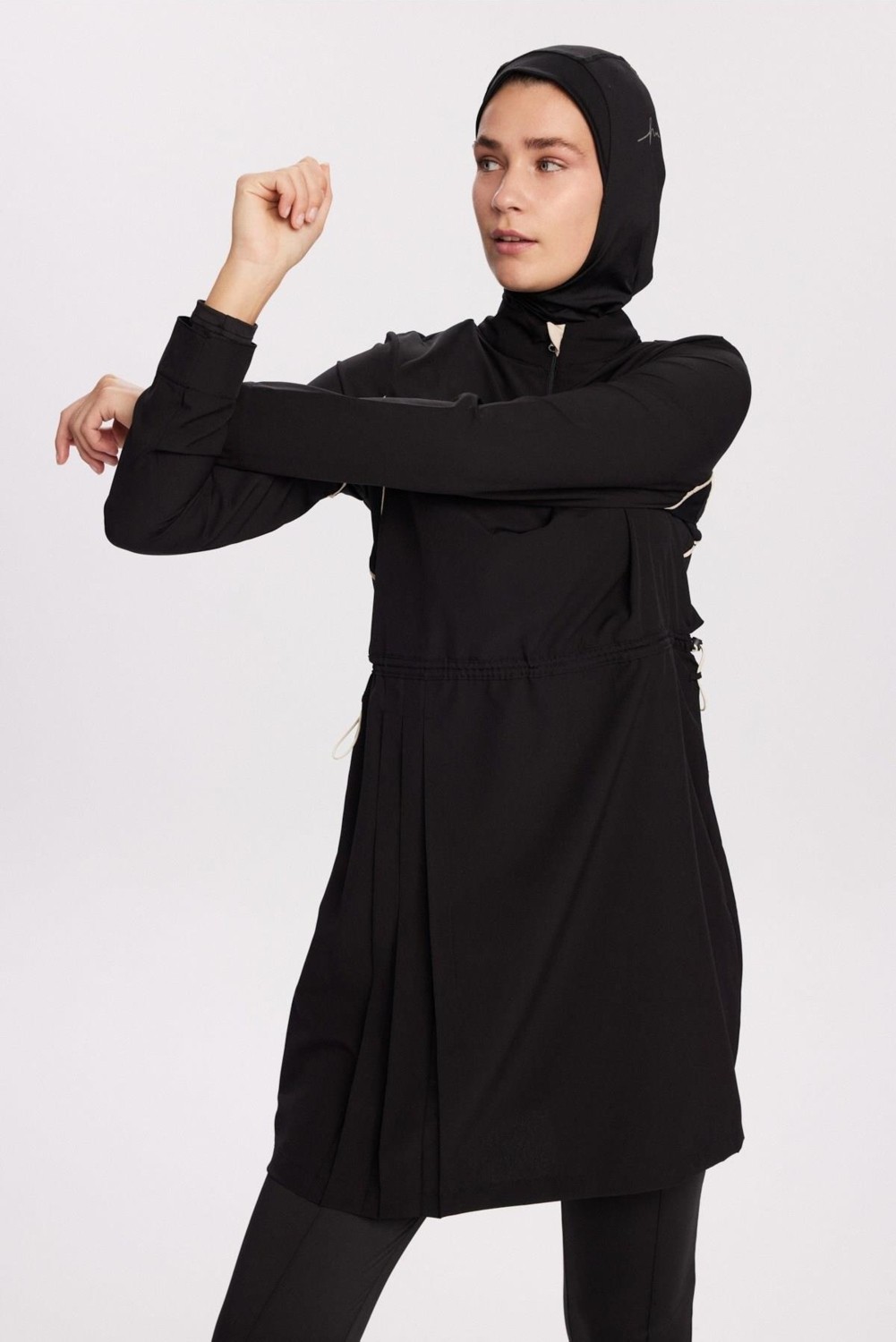 Haşema Active H-Per Fit Mor Tesettür Tenisçi Üstü Act-43 görsel 4
