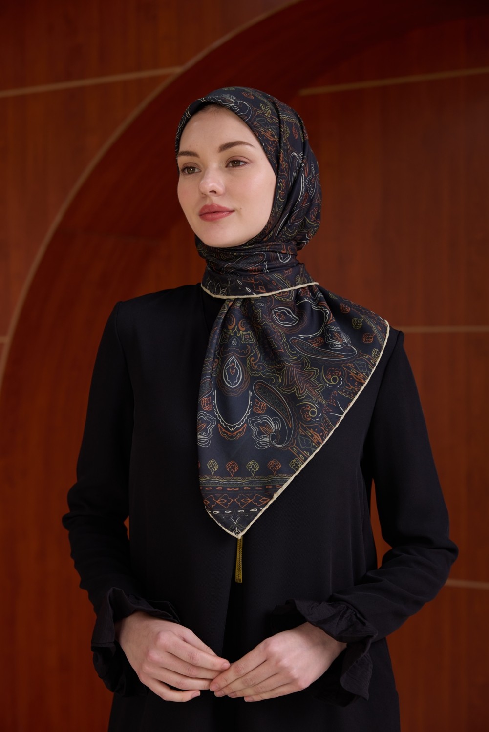 İpekhan Winter Bloom Soft Eşarp 1243 görsel 5