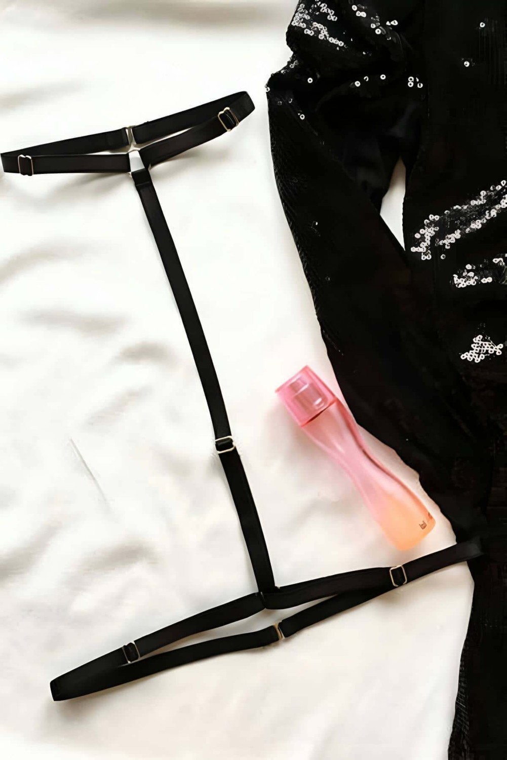 Motto10 Butik Bel - Boyun Bağlı Lastik Harness - APFT209 görsel 3