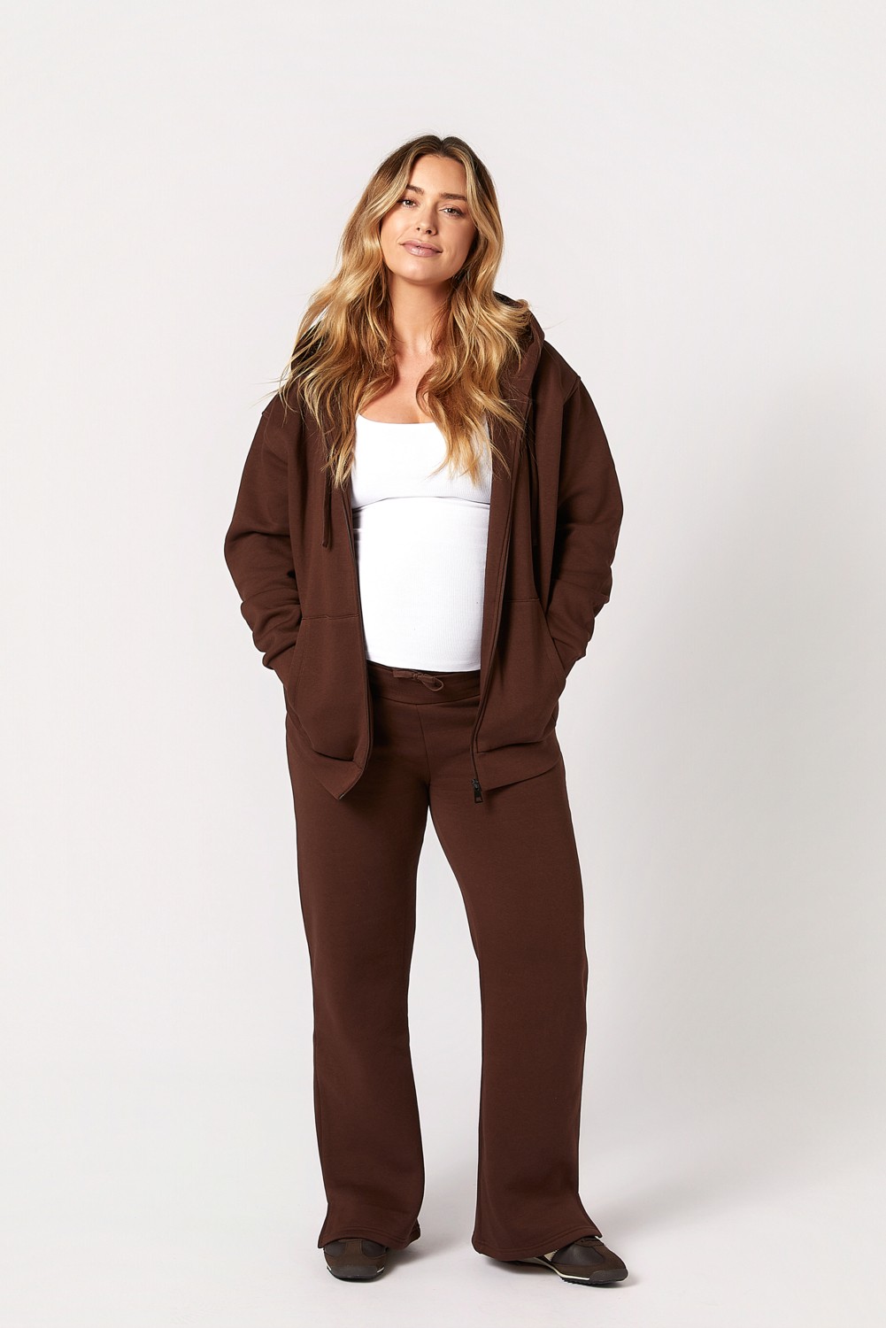 Style The Bump Rachel Hamile Eşofman Takımıkahve görsel 4