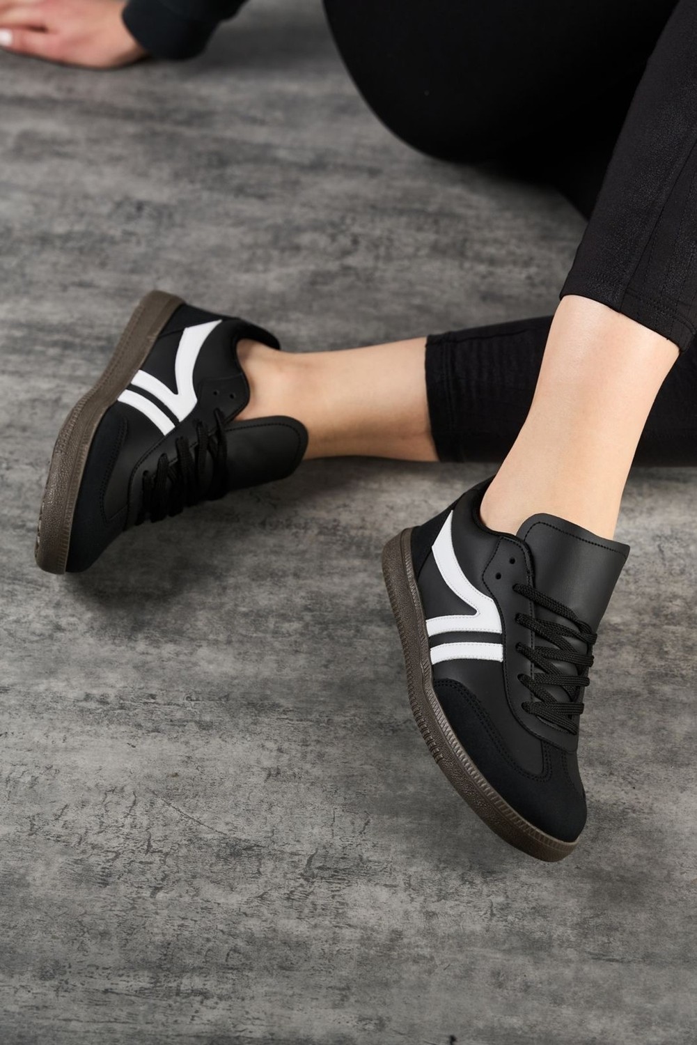 E Sport BEJ ORTOPEDİK GÜNLÜK KADIN SNEAKER ORTOPEDİK AYAKKABI-254 görsel 7