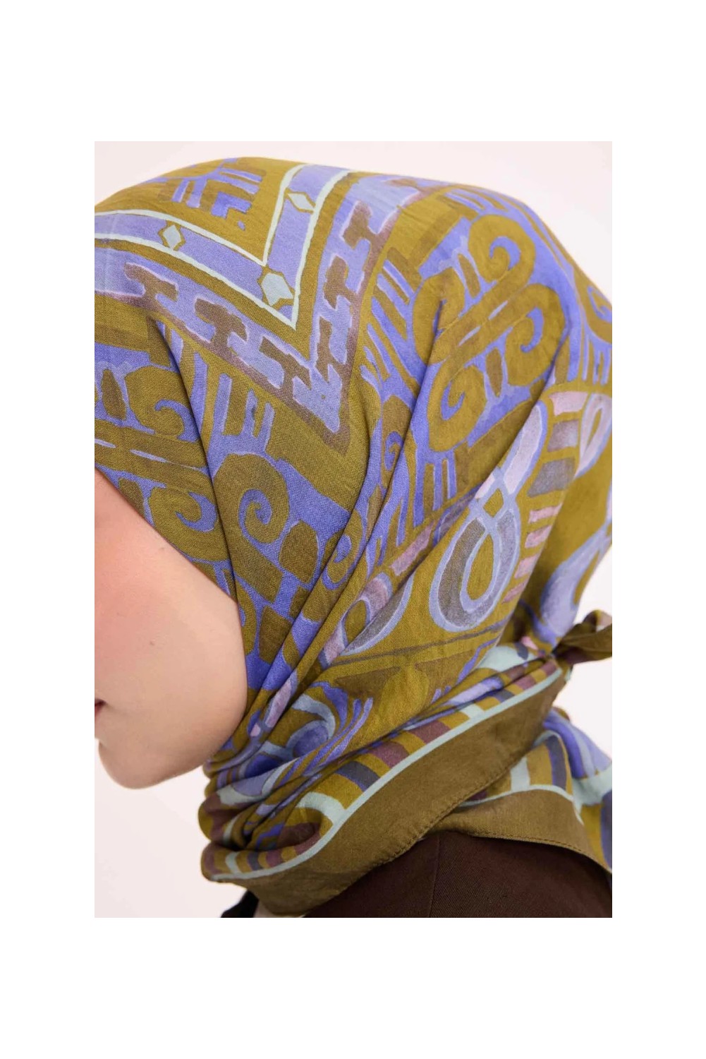 Silk Home Dört Mevsim Antik Motif Viskon Velora Eşarp 6420-11 görsel 6