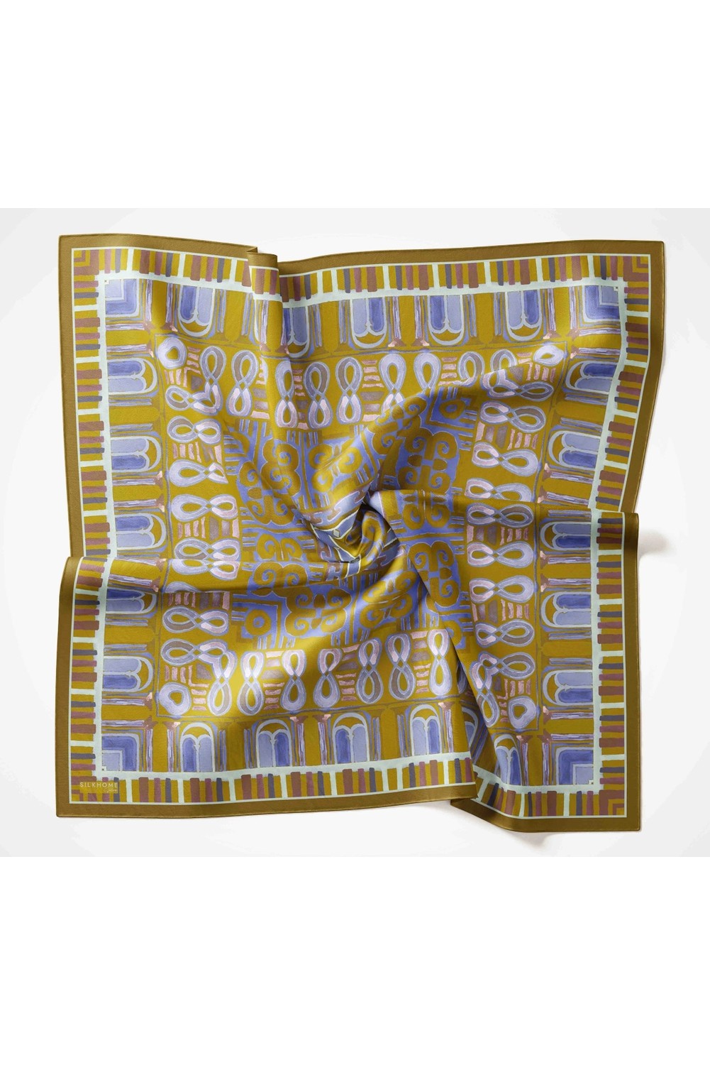 Silk Home Dört Mevsim Antik Motif Viskon Velora Eşarp 6420-11 görsel 7