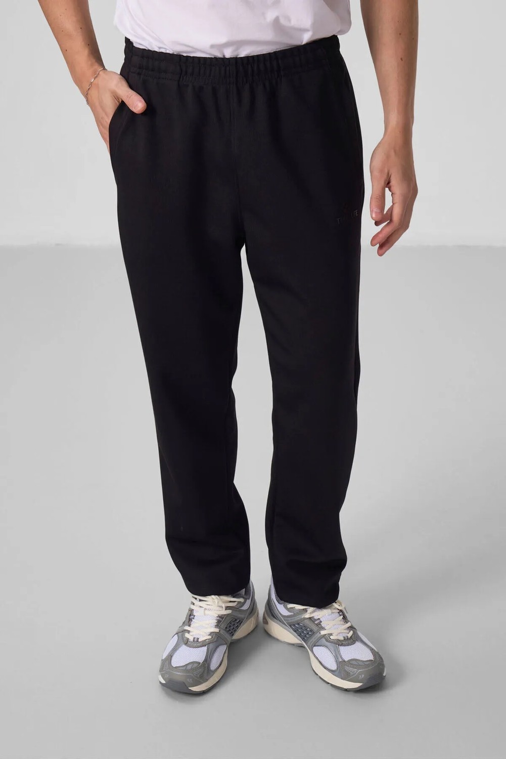 Tommy Life Koyu Gri Yüzeyi Dokulu Rahat Form Erkek Eşofman Takım - 85273 görsel 6