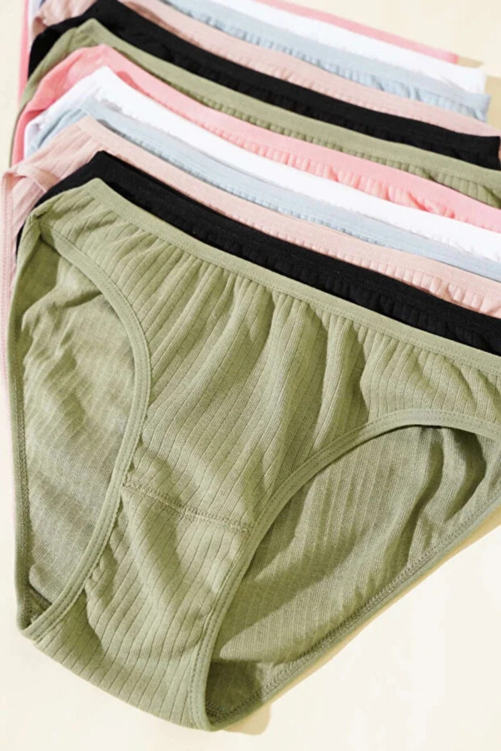 Tutku Kadın 6’lı Karışık Pamuklu Likralı Normal Bel Bikini Külot