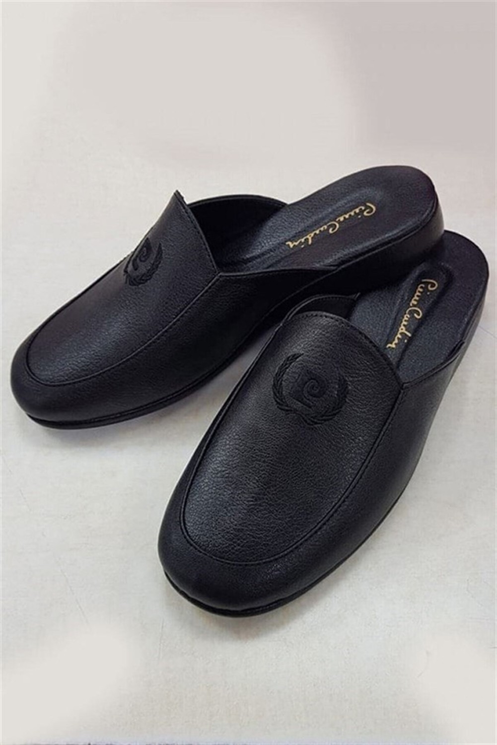 Pierre Cardin Damat Çeyiz Erkek Ev Terliği Siyah Pc 0289 V4 Düz Taban Konforlu Kullanım İçin