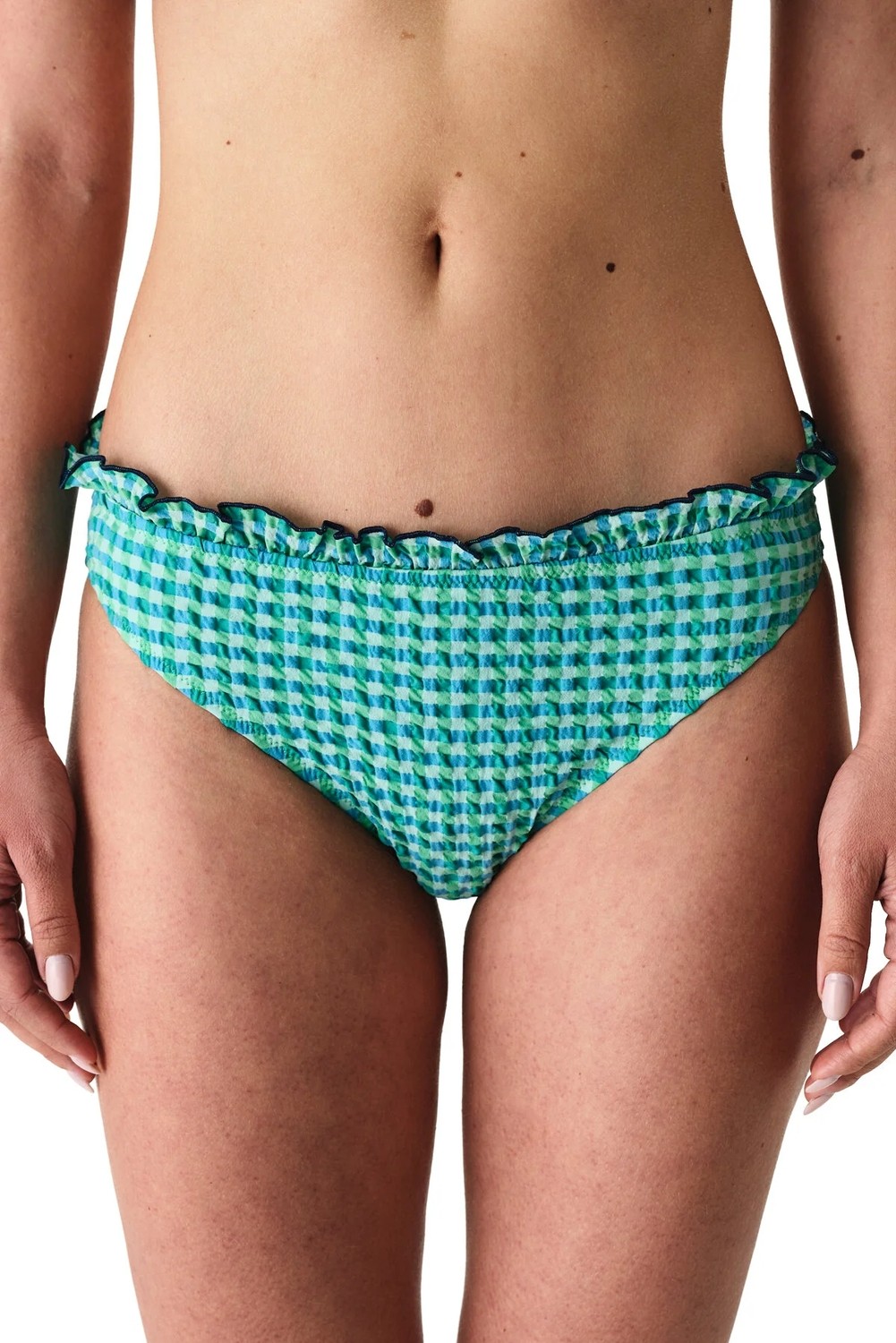 Penti Slainie Pötikare Desenli Fırfırlı Orta Bel Bikini Altı