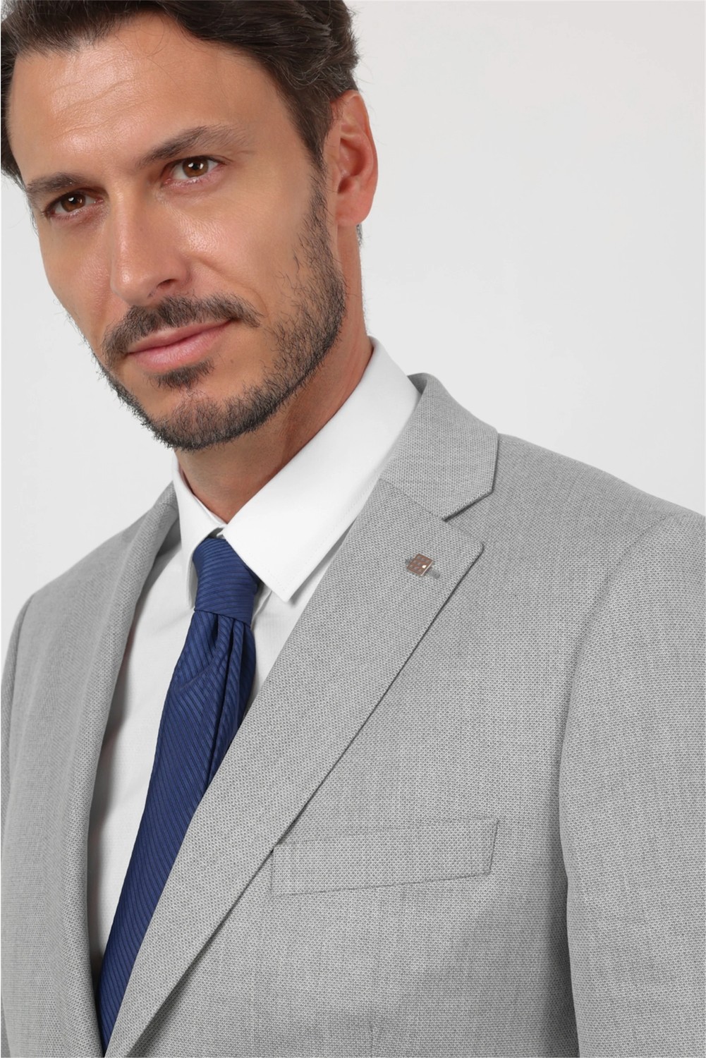 İmza Bej Mono Yaka 6 Drop Comfort Fit Tam Astar Esnek Takım Elbise 1001260167 görsel 7