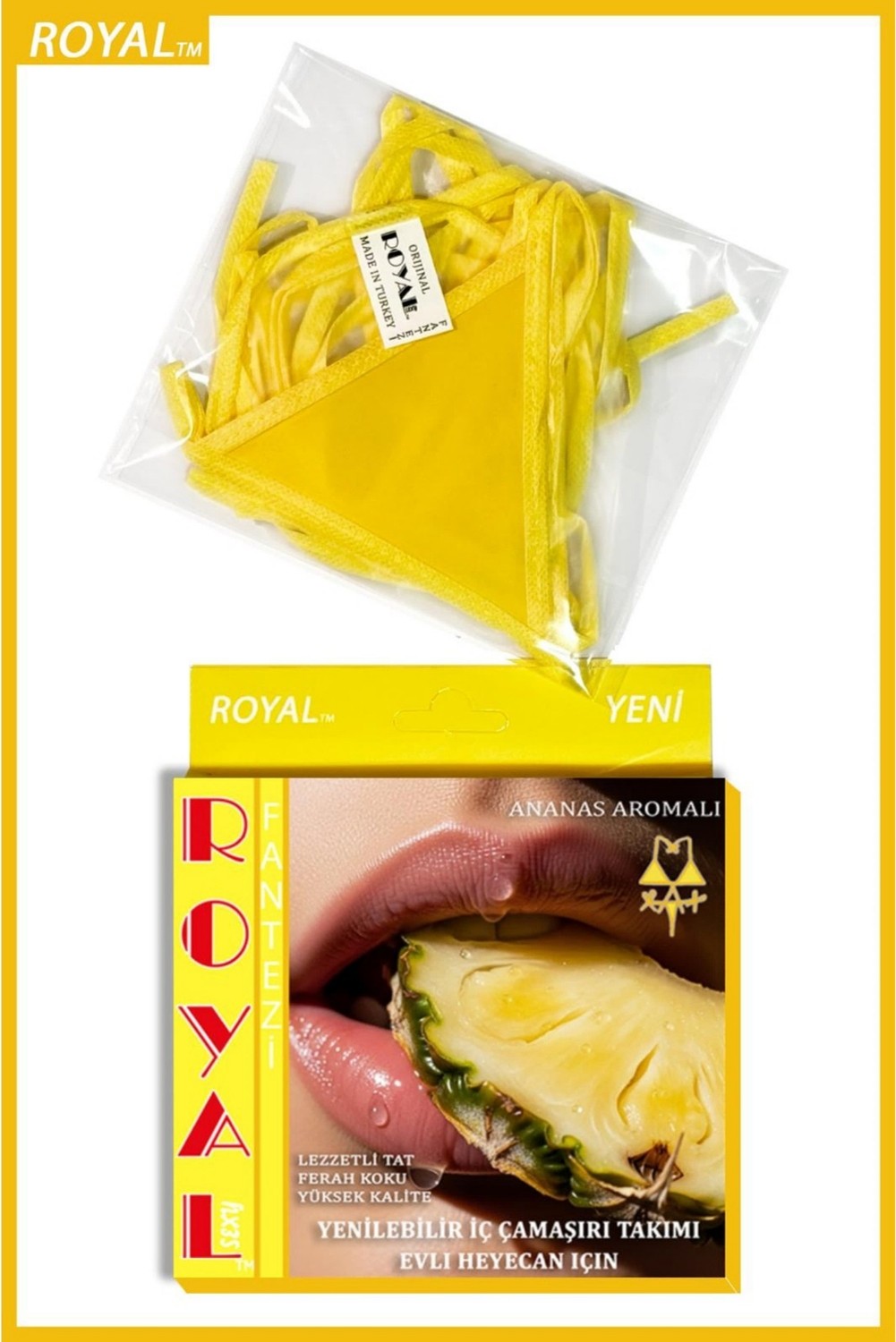 Tak Store Ananas Aromalı Yenilebilir Alt Üst Iç Çamaşırı