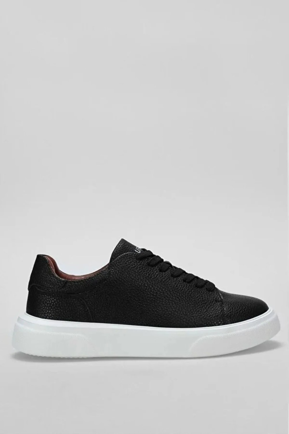 Lufian Tommy Erkek Deri Sneaker Ayakkabı Siyah görsel 8