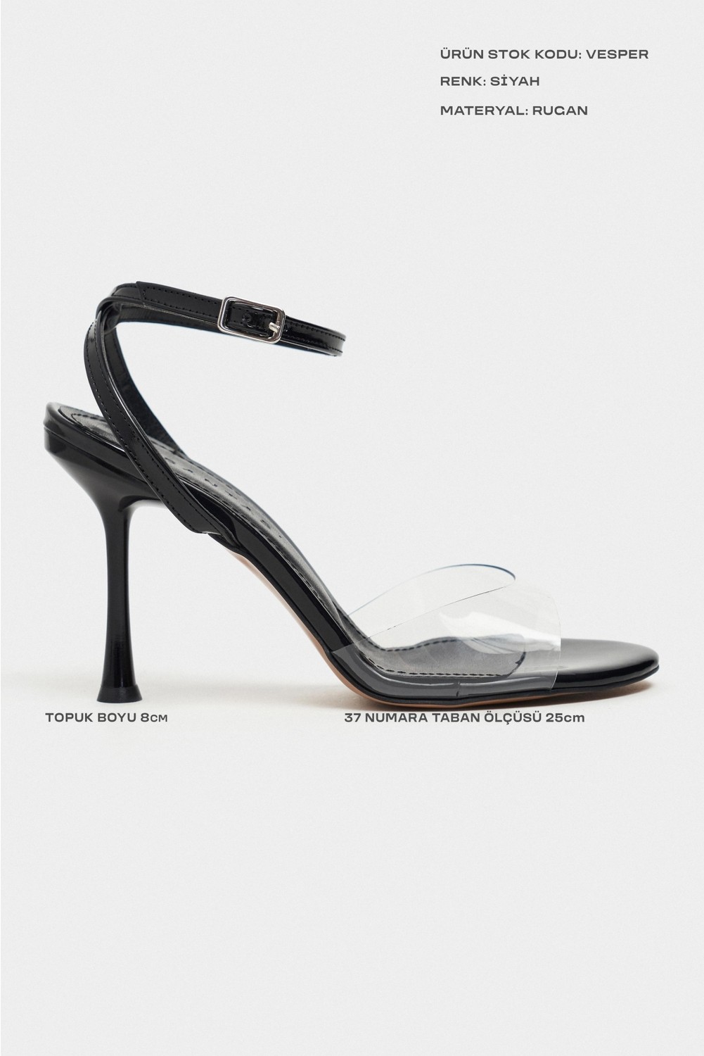 Nişantaşı Shoes Vesper Leopar Saten Önü Şeffaf Ince Topuklu Kadın Ayakkabı görsel 7