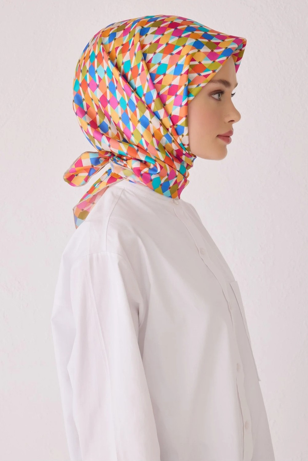 Belli Twill Ipek Eşarp 20264059DTM 02 görsel 3