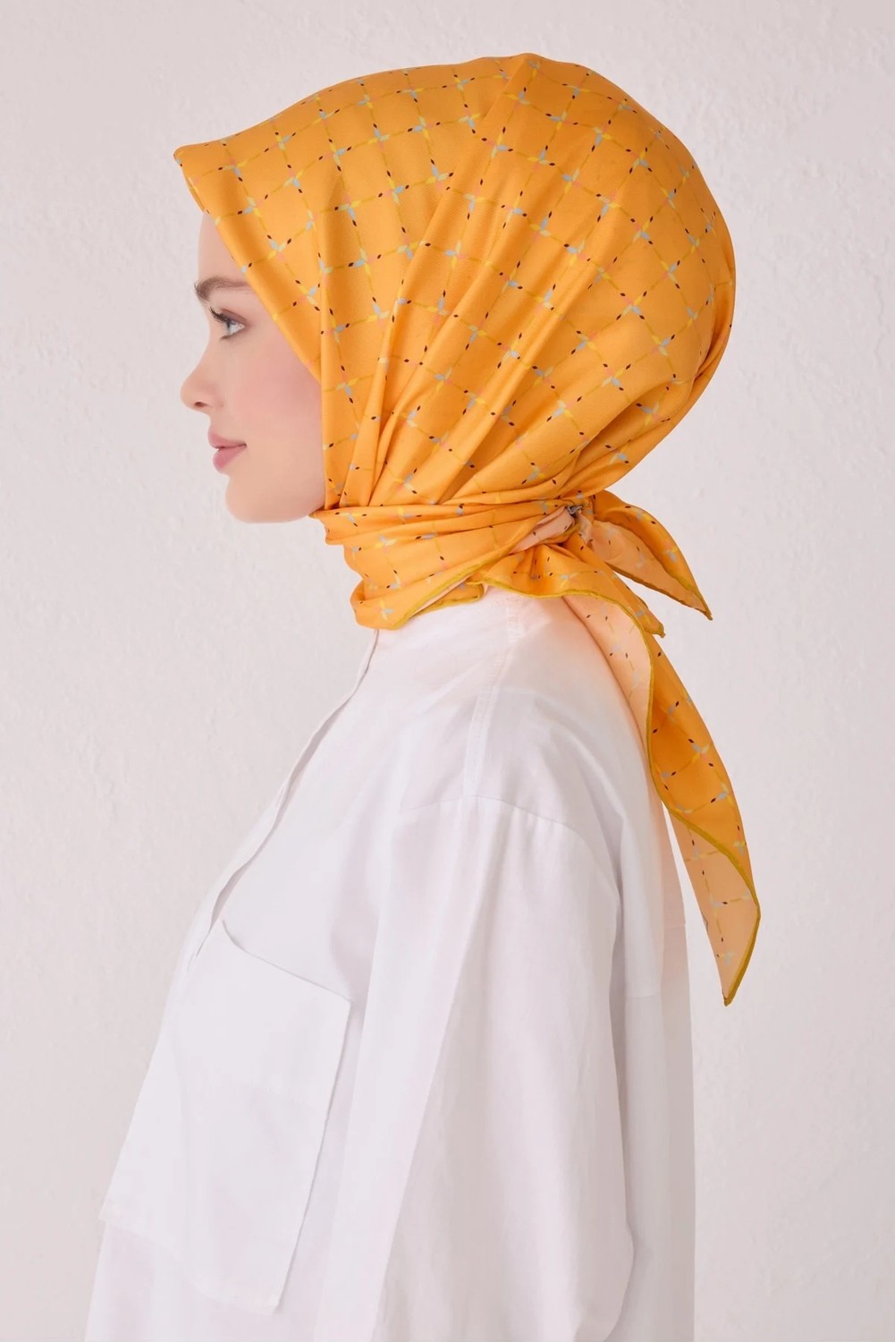 Belli Twill Ipek Eşarp 20264048DTM 50 görsel 2