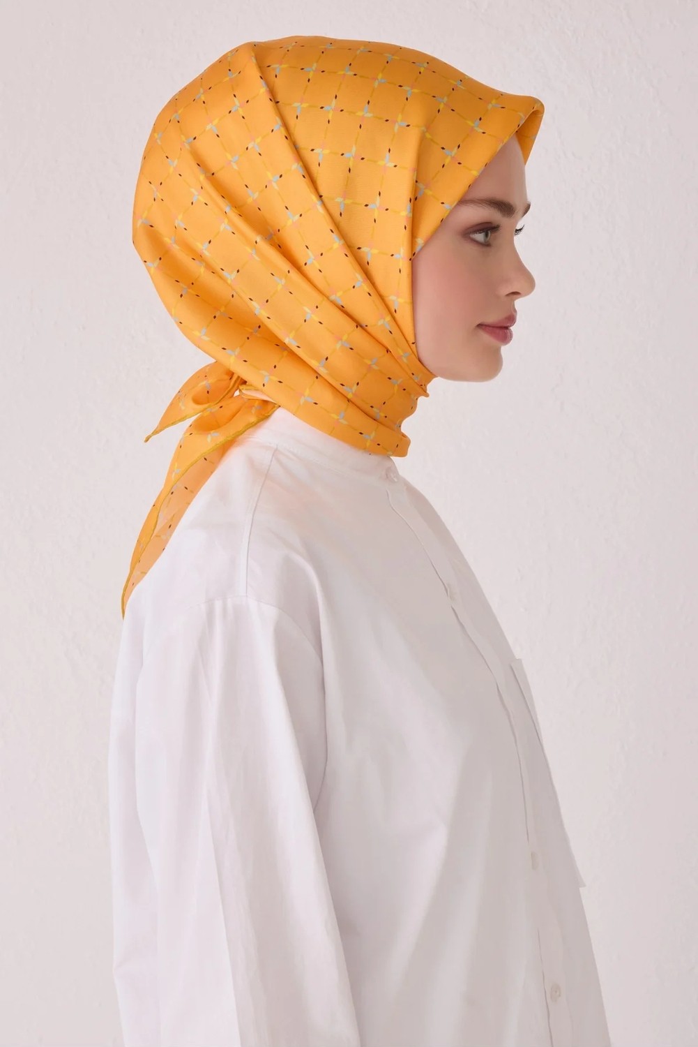 Belli Twill Ipek Eşarp 20264048DTM 50 görsel 3