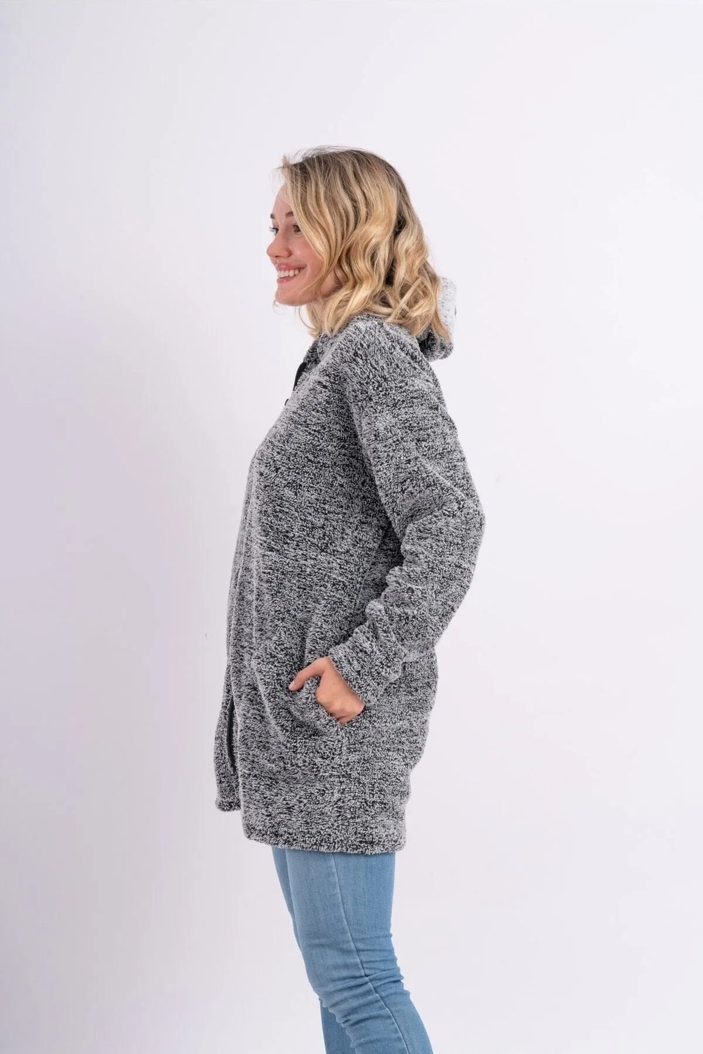 Sweet's Collection Uzun Tunik Ceket Mürdüm görsel 8