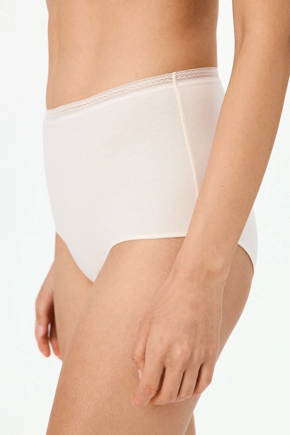 Penti Ekru Easy Pamuklu Yüksek Bel Slip Külot