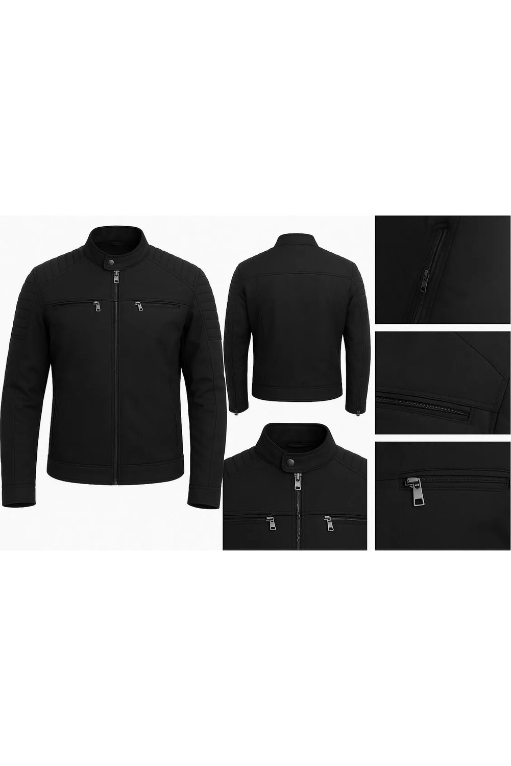 Mero Life Erkek Taba Su ve Rüzgar Geçirmez Slim Fit Astarlı Mevsimlik Mont görsel 5