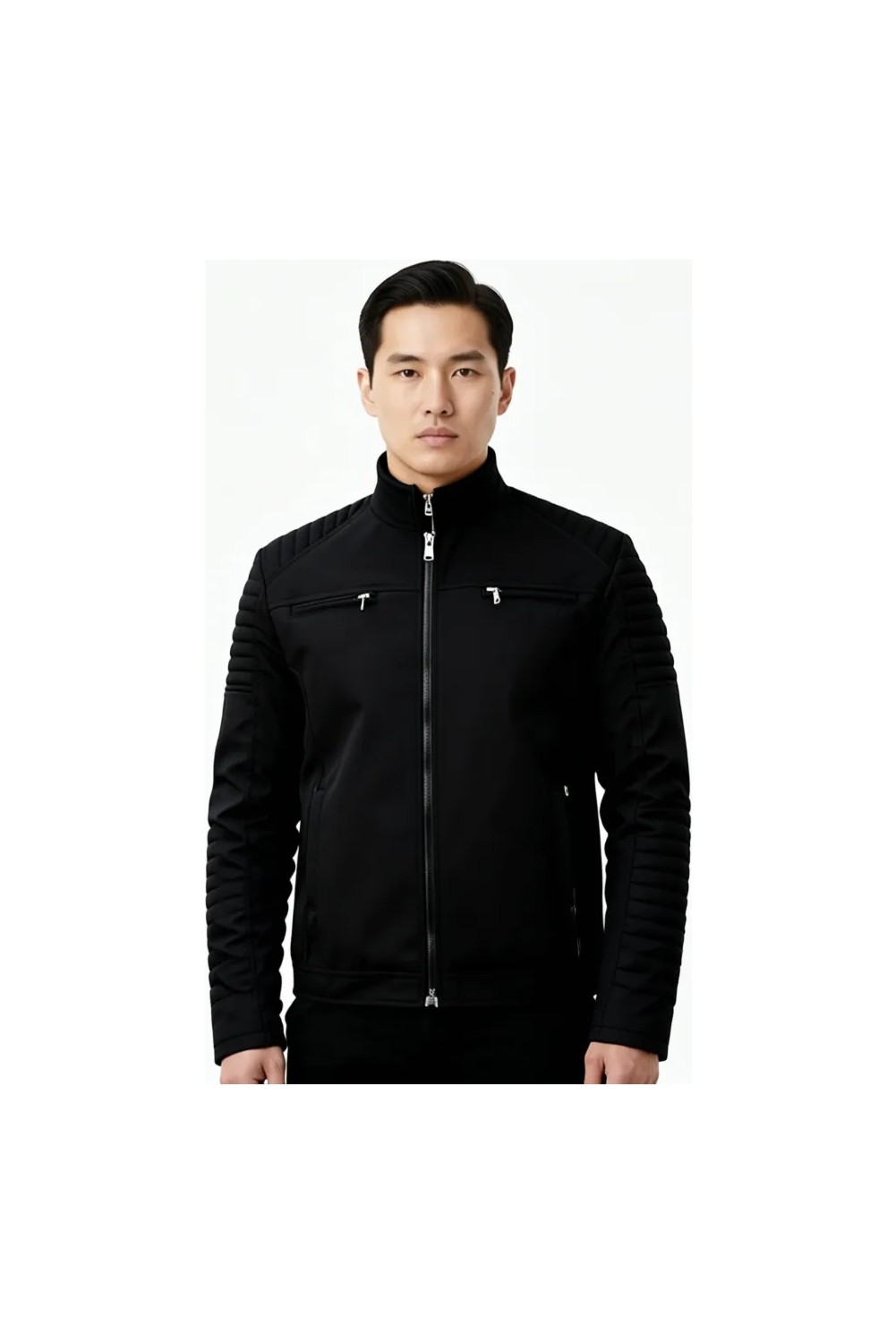 Mero Life Erkek Taba Su ve Rüzgar Geçirmez Slim Fit Astarlı Mevsimlik Mont görsel 8