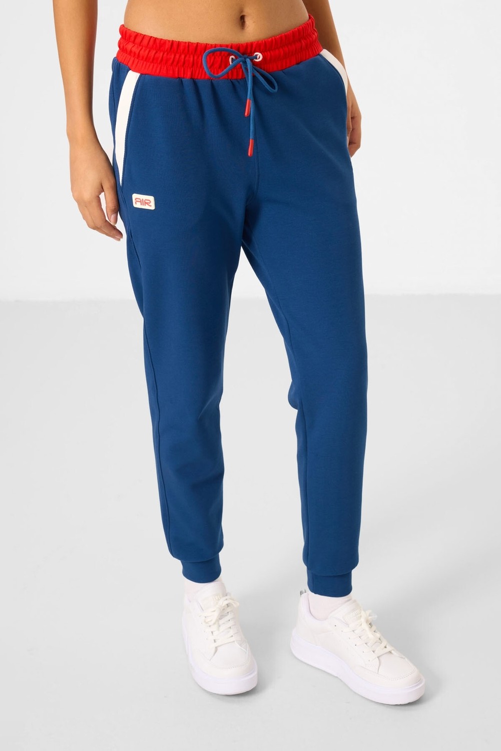 Tommy Life Parlament Kapüşonlu Pamuklu Renk Bloklu Kadın Eşofman Takım - 95327 görsel 7