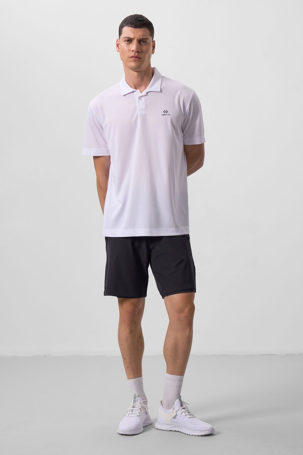 Tommy Life Antrasit İnce Yumuşak Standart Fit Erkek Taytlı Şort - 81287 görsel 3