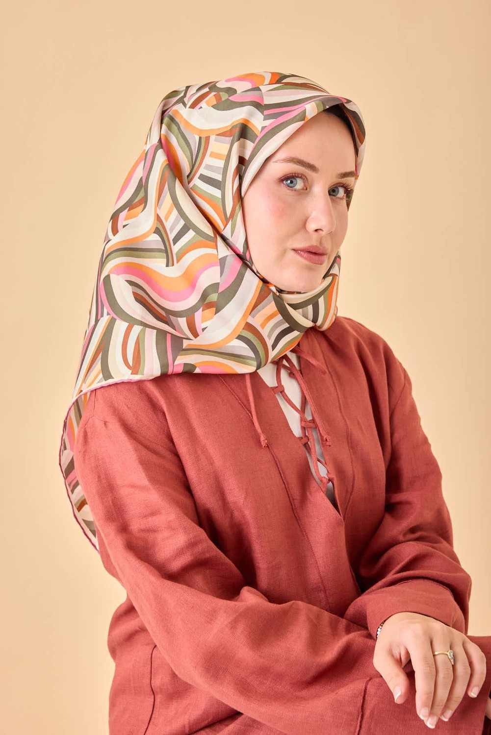 Silk Home Twill Ipek Eşarp 11471-37 görsel 2