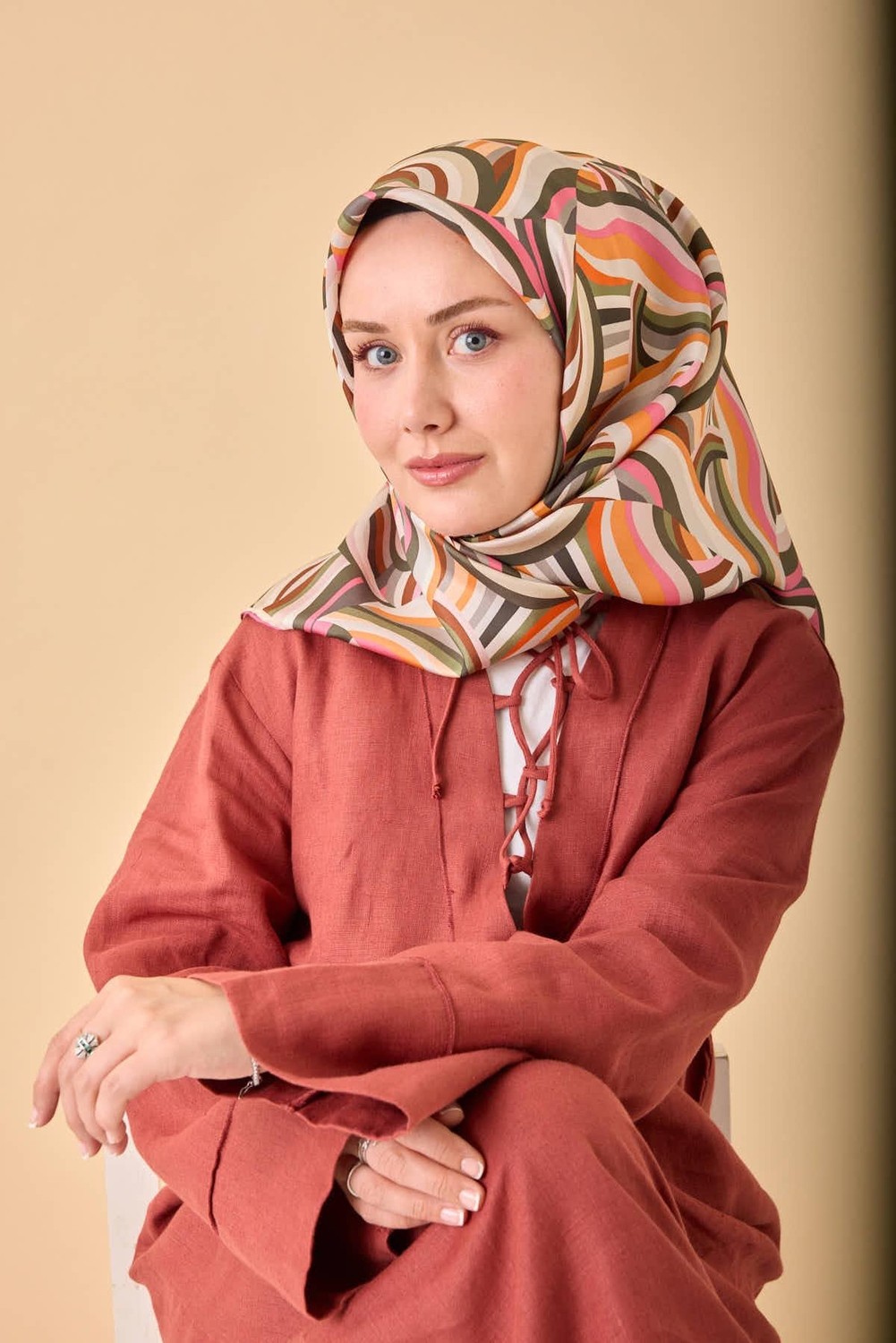 Silk Home Twill Ipek Eşarp 11471-37 görsel 3