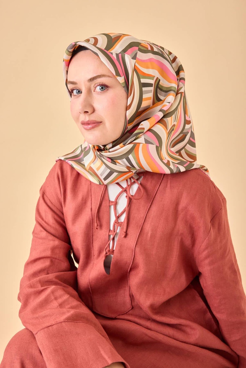 Silk Home Twill Ipek Eşarp 11471-37 görsel 7