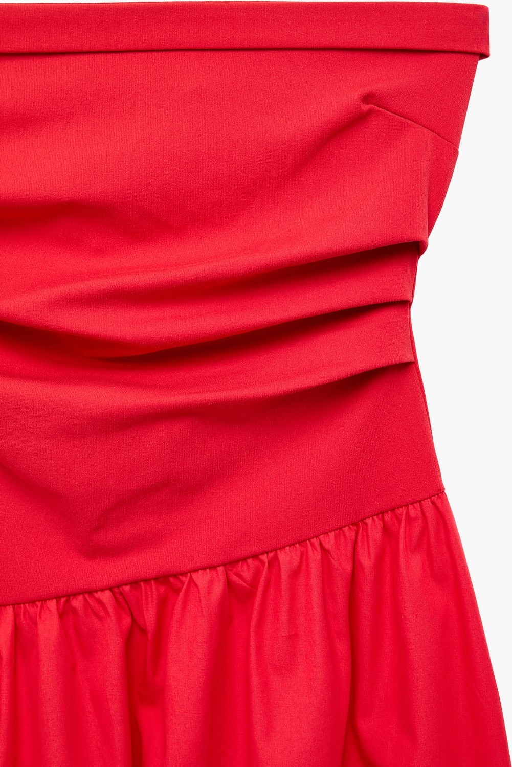 Koton x Sibil Çetinkaya - Drape Detaylı Straplez Midi Elbise görsel 6