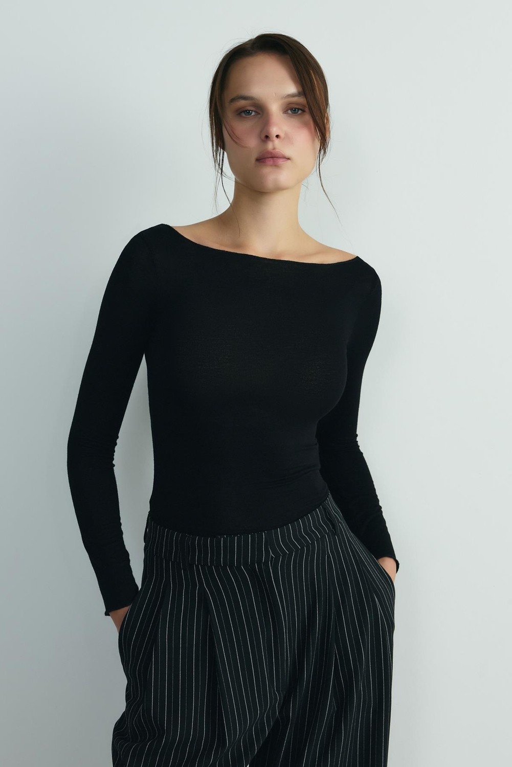 Suud Collection Siyah Lindy Bluz
