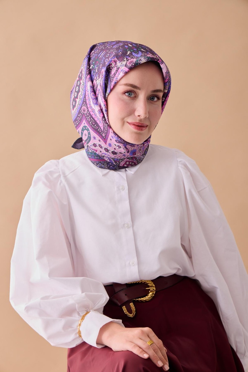 Silk Home Twill Ipek Eşarp 11476-02
